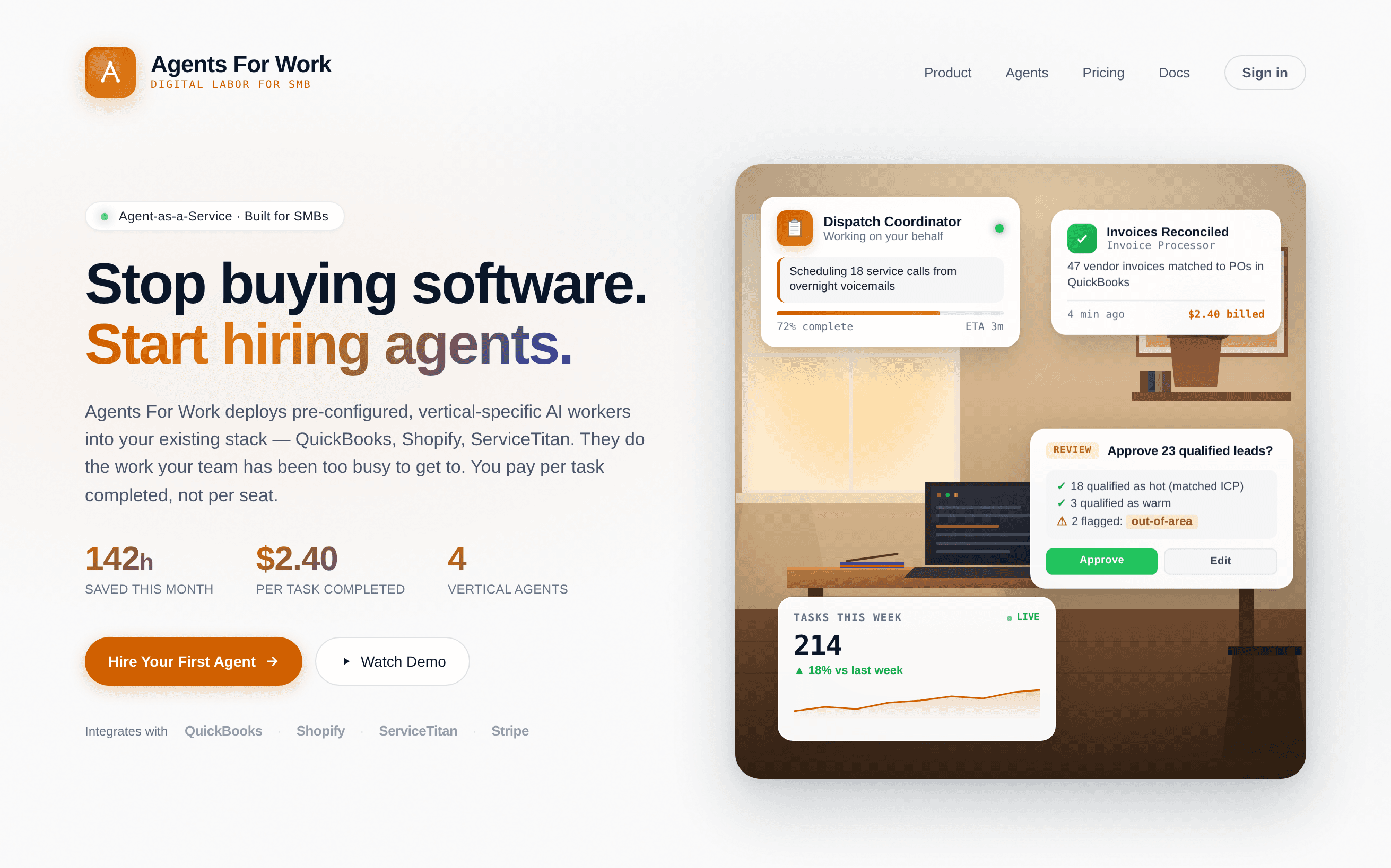 Agents For Work